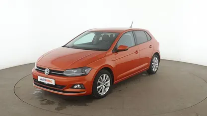 Gebraucht VW Polo Highline 95 PS (69 kW) 2017 Orange Limousine