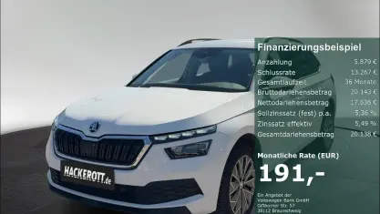 Gebraucht Skoda Kamiq Clever 115 PS (84 kW) 2021 Weiss SUV
