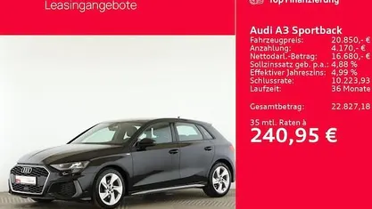 Mythosschwarz metallic Gebraucht 2021 Audi A3 Design Limousine | 20.450 € (Fairer Preis)