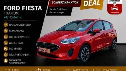 Gebraucht Ford Fiesta Titanium 101 PS (74 kW) 2022 Racerot Kleinwagen