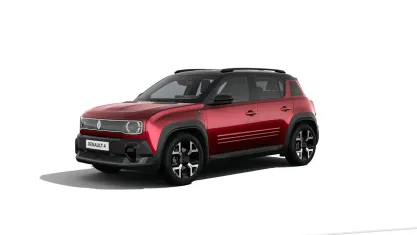 Neu Renault 4 E-Tech Komfort 110 kW (150 PS) 2025 Karmesinrot metallic, black pearlschwarz metalli (rot) SUV