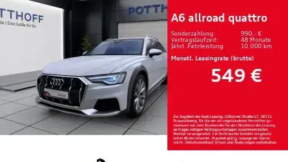 Gebraucht Audi A6 Allroad Ambiente 204 PS (150 kW) 2024 Weiß Kombi