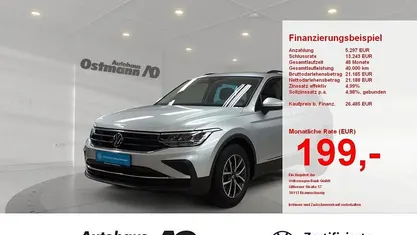 Gebraucht VW Tiguan Life 150 PS (110 kW) 2022 Silber SUV