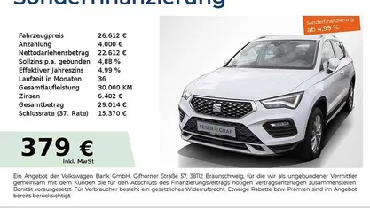 Gebraucht 2024 Seat Ateca Xperience SUV | 26.612 € (Guter Preis)