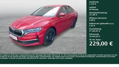 Gebraucht Skoda Octavia Tour 150 PS (110 kW) 2025 Rot Limousine