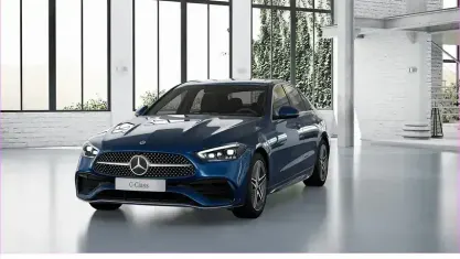 Gebraucht Mercedes C300 AMG 258 PS (189 kW) 2023 Blau Limousine