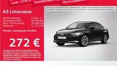 Mythosschwarz metallic Gebraucht 2025 Audi A3 Advanced Limousine | 33.611 € (Fairer Preis)