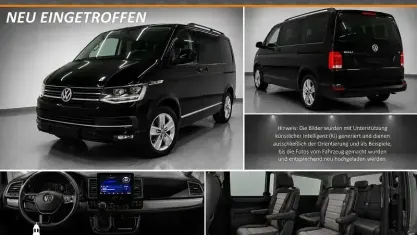 Brugt VW T6 Highline 199 HK (146 kW) 2018 Sort Van