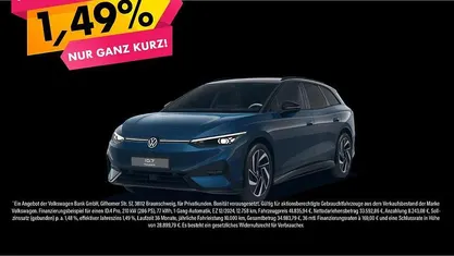 Gebraucht VW ID.7 Pro 210 kW (286 PS) 2025 Aquamarinblau metallic Kombi