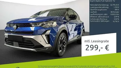 Ironblau mit dach in black pe Neu 2025 Renault Captur Esprit Alpine SUV | 32.190 € (Fairer Preis)