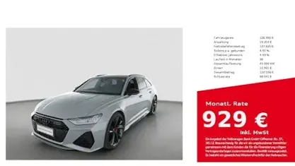 Second-hand Audi RS6 Ambiente 600 CP (441 kW) 2025 Break