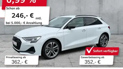 Gebraucht Audi A3 Advanced 204 PS (150 kW) 2025 Gletscherweiß metallic Limousine
