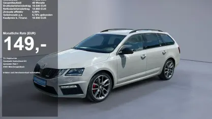 Gebraucht Skoda Octavia RS 184 PS (135 kW) 2019 Stahlgrau (uni) Kombi