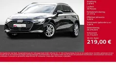 Schwarz Gebraucht 2024 Audi A3 Sportback Advanced Limousine | 30.655 € (Fairer Preis)