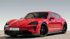 Rot Gebraucht 2022 Porsche Taycan Turbo S Sport Turismo Limousine | 104.570 € (Fairer Preis)