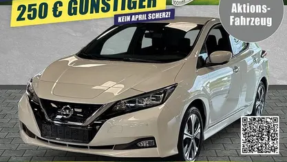 Gebraucht Nissan Leaf N-Connecta 160 kW (218 PS) 2021 Weiß Kleinwagen