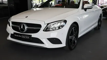 Brugt Mercedes C200 184 HK (135 kW) 2021 Hvid Cabriolet
