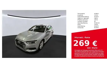 Usata Audi A4 Advanced Plus 204 CV (150 kW) 2023 Argento Station wagon
