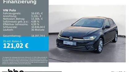 Schwarz Gebraucht 2021 VW Polo Style Limousine | 16.630 € (Fairer Preis)