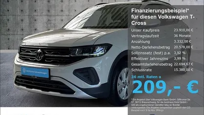 Gebraucht VW T-Cross IQ Drive 116 PS (85 kW) 2024 SUV