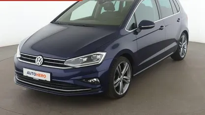 Gebraucht VW Golf Sportsvan Highline 150 PS (110 kW) 2019 Blau Van / Kleinbus
