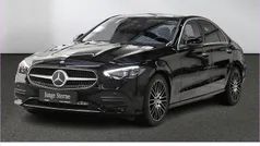 Unilack schwarz Gebraucht 2023 Mercedes C180 Avantgarde Limousine | 33.740 € (Fairer Preis)
