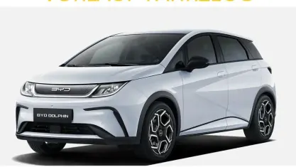Neu BYD Dolphin Design 150 kW (204 PS) 2026 Weiss Kleinwagen