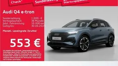 Geysirblau metallic Neu 2024 Audi Q4 e-tron S-Line SUV | 54.932 € (Fairer Preis)