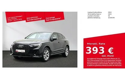 Gebraucht Audi Q3 Sportback S-Line 150 PS (110 kW) 2025 Mythosschwarz metallic SUV