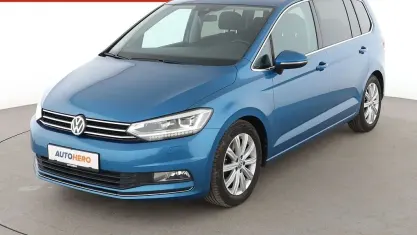Gebraucht VW Touran Highline 150 PS (110 kW) 2017 Blau Van / Kleinbus