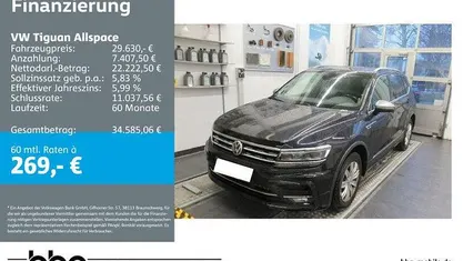 Gebraucht VW Tiguan Allspace Highline 190 PS (139 kW) 2019 SUV