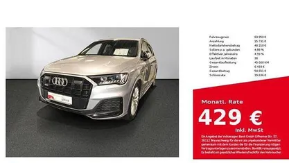 Gebraucht Audi SQ7 Ambiente 507 PS (372 kW) 2022 Florettsilber metallic SUV