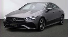 Lack mountaingrau Gebraucht 2024 Mercedes CLA200 AMG line Coupé | 36.880 € (Fairer Preis)
