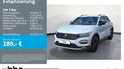 Gebraucht VW T-Roc Sportline 150 PS (110 kW) 2021 Weiß SUV