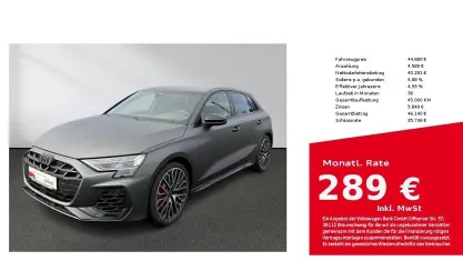 Brugt Audi S3 Sport 333 HK (244 kW) 2024 Grå Sedan