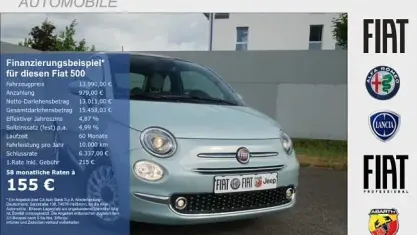 Gebraucht Fiat 500 Dolcevita 69 PS (50 kW) 2023 Grün Kleinwagen
