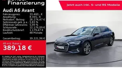 Gebraucht Audi A6 Sport 204 PS (150 kW) 2022 Blau Kombi