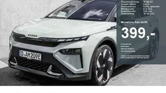 Moonweiss perleffekt / blackmagic perleffekt Gebraucht 2025 Skoda Elroq First Edition SUV | 43.980 € (Superpreis)