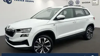 Neu Skoda Karoq Tour 150 PS (110 kW) 2025 Moonweiss metallic SUV