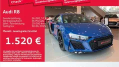 Ascariblau metallic Gebraucht 2025 Audi R8 Coupé Performance Coupé | 189.903 € (Fairer Preis)