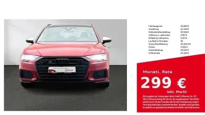 Usata Audi S6 Ambiente 344 CV (253 kW) 2021 Rosso Station wagon