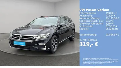Schwarz Gebraucht 2020 VW Passat GTE Kombi | 19.890 € (Fairer Preis)