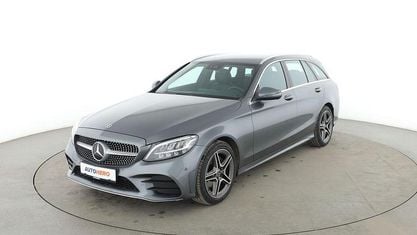 Gebraucht Mercedes C180 AMG line 156 PS (114 kW) 2018 Grau Kombi