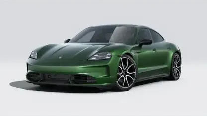 Neu Porsche Taycan Black Edition 319 kW (435 PS) 2026 Grün Limousine