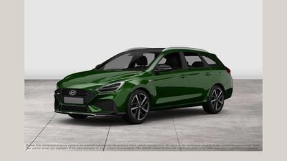Nowe Hyundai i30 N Line 150 KM (110 kW) 2026 Zielony Sedan/Limuzyna