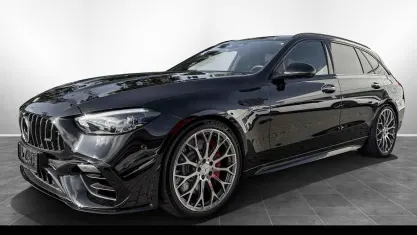 Gebraucht Mercedes C63 AMG AMG 476 PS (350 kW) 2024 Metalliclack obsidianschwarz Kombi
