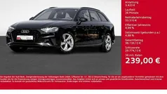 Schwarz Gebraucht 2024 Audi A4 S-Line Kombi | 36.933 € (Guter Preis)