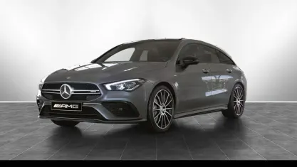 Gebraucht Mercedes CLA35 AMG Shooting Brake AMG 306 PS (225 kW) 2021 Mountain grau metallic Kombi