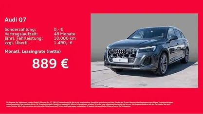 Neu Audi Q7 S-Line 286 PS (210 kW) 2025 Grau SUV