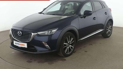 Begagnad Mazda CX-3 Sports-Line 105 HK (77 kW) 2016 Blå SUV